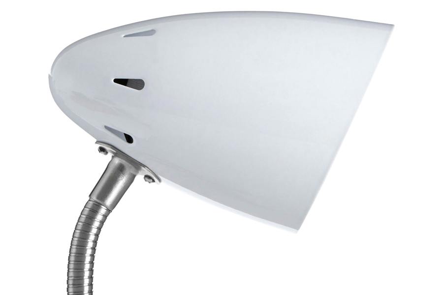 Maison by Premier Flexi White Gloss Desk Lamp