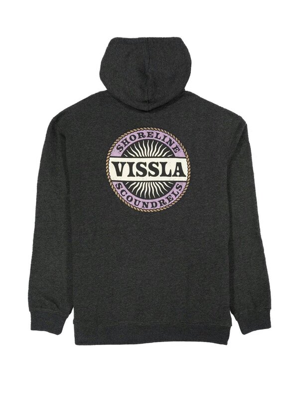 Vissla Scoundrels Hoodie Fleece - black heather