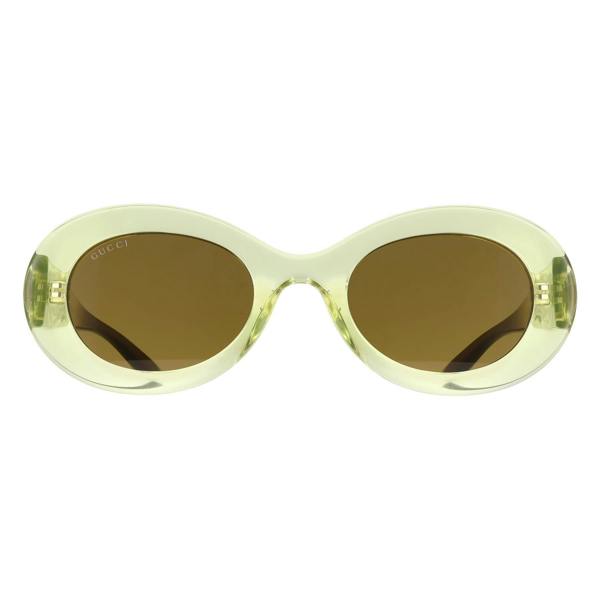 Gucci Sunglasses GG2026S 004 Transparent Green Brown