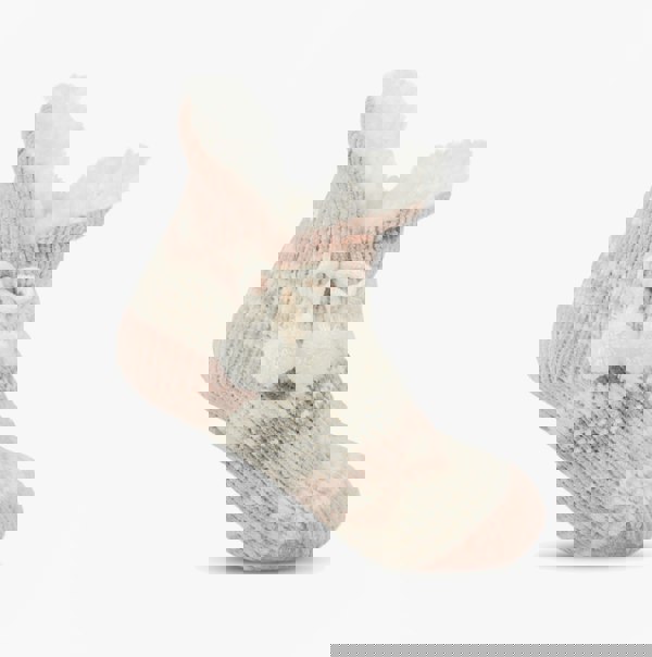 Totes Toasties CHENILLE CROP KNITTED SLIPPER SOCKS Womens Socks Multi