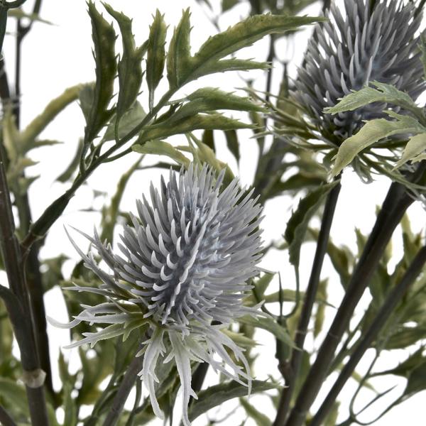 Wyld Haus Set of 3 Artificial Flowers Eryngium Thistle Stems