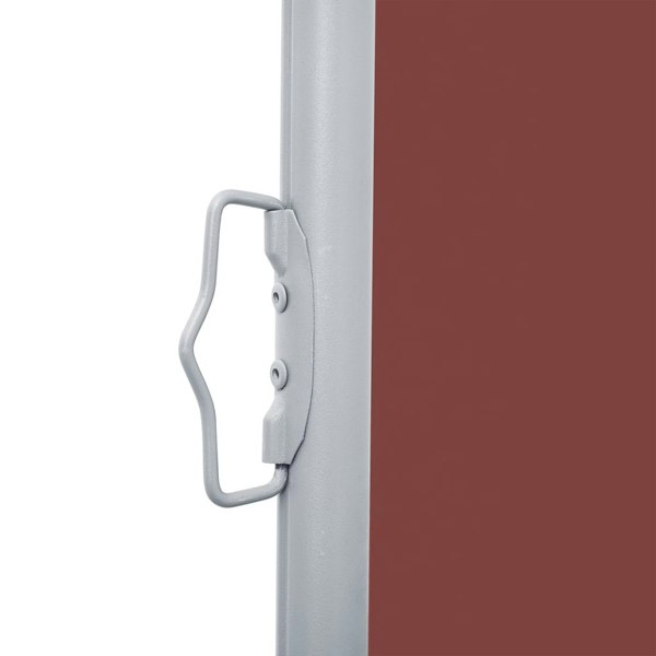 Berkfield Retractable Side Awning Brown 140x600 cm