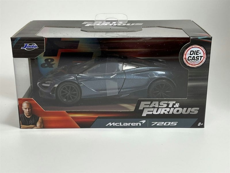 a toy car in a box
