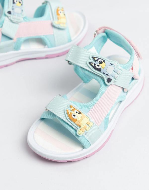 Vanilla Underground Bluey Girls Multicoloured Bingo & Bluey Sandals