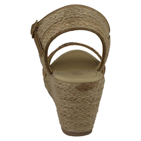 Savannah Ladies Savannah Rope Wedge Sandals