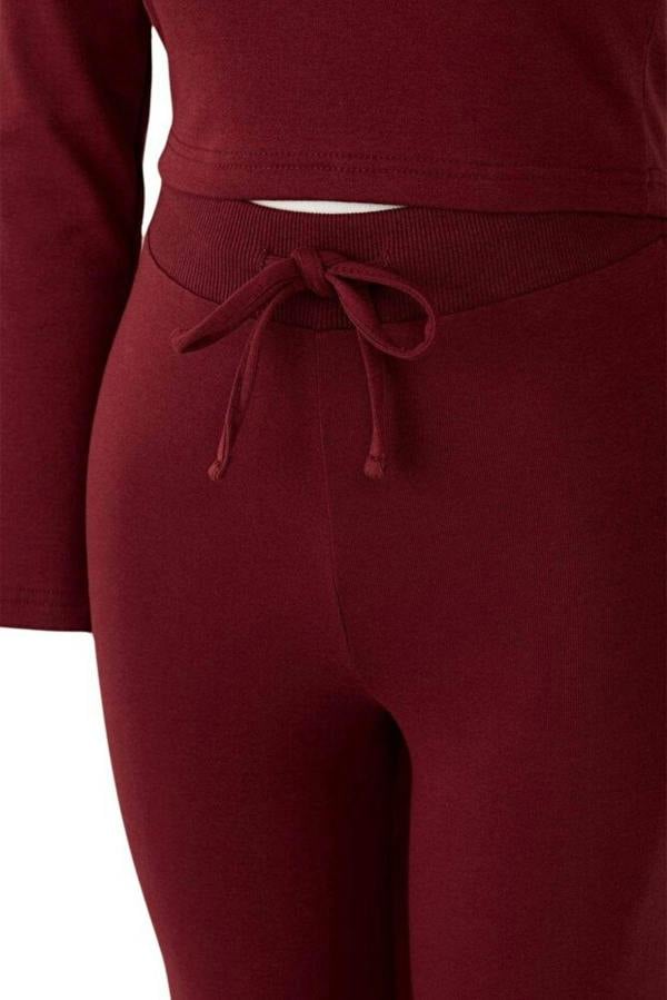 WOVCOR 2-Piece Slim Fit Knit Top & Pants Set