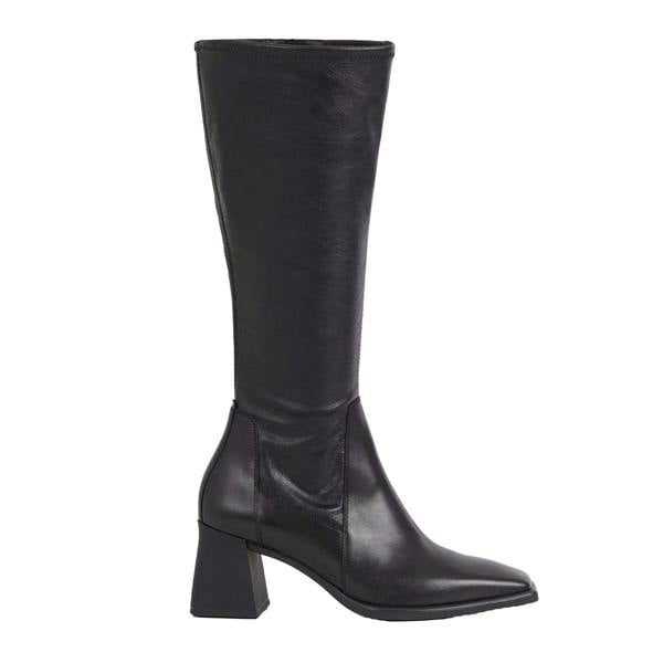 Vagabond Shoemakers Womens/Ladies Hedda Leather Heeled Knee-High Boots - Black - 