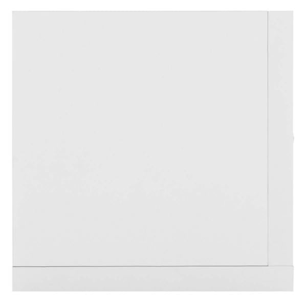 Dyzi Wall Mounted 4 Tier Multimedia CD DVD Storage Shelf White