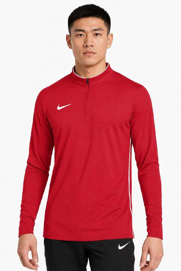 Nike Mens Park 26 1/4 Zip Tracksuit Drill Top Midlayer Red IB7536