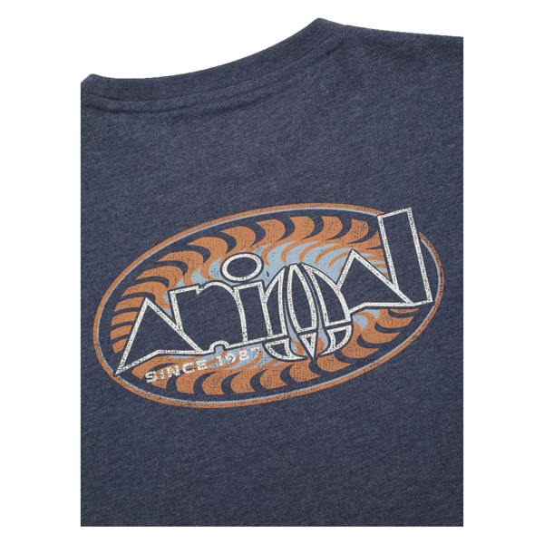 Animal Mens Chase Graphic Print Organic T-Shirt - Dark Blue - 