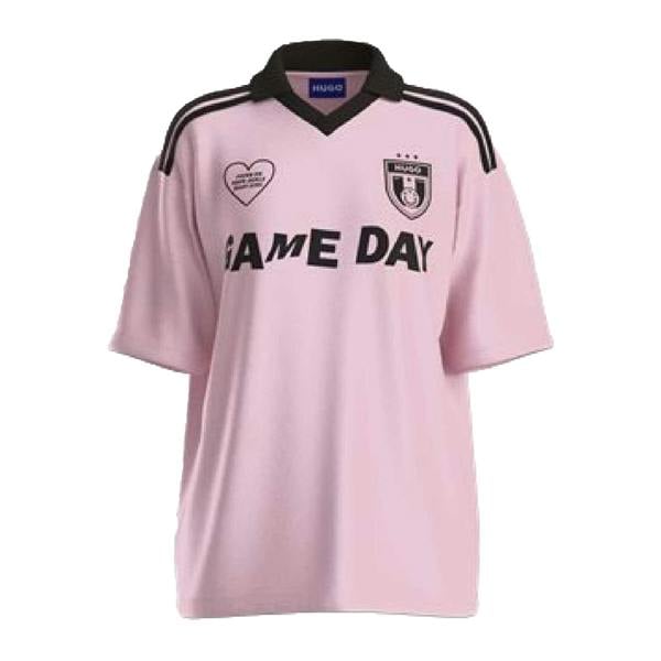 Hugo Mens Dila B Football T-Shirt - Pink - 