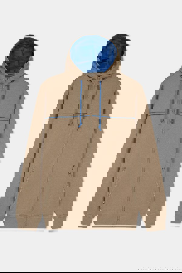 ENORSIA Heavy Jersey Zip Through Hoodie