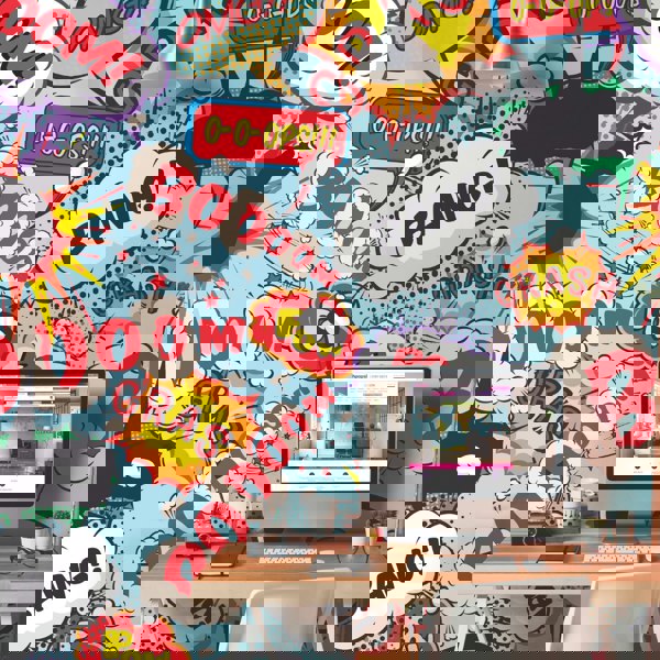 Origin Murals Comic Pop Wall Mural