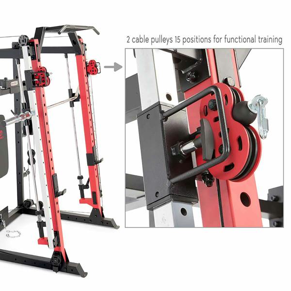 Marcy SM4033 Smith Cage Linear Bearings - Marcy SM4033 Smith Cage Machine Linear Bearings Utility Weight Bench