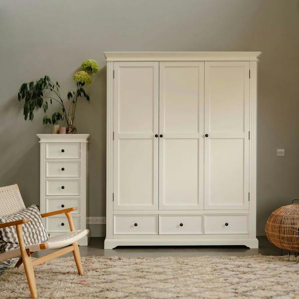 Gainsborough Large Triple Wardrobe, 3 Door Bedroom Storage