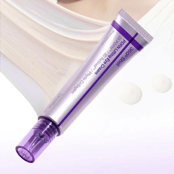 Lightweight Centellian24 360º Shot Eye Cream texture – 360-degree targeted Korean eye lifting formula for upper and lower lids at Atelier De Glow UK