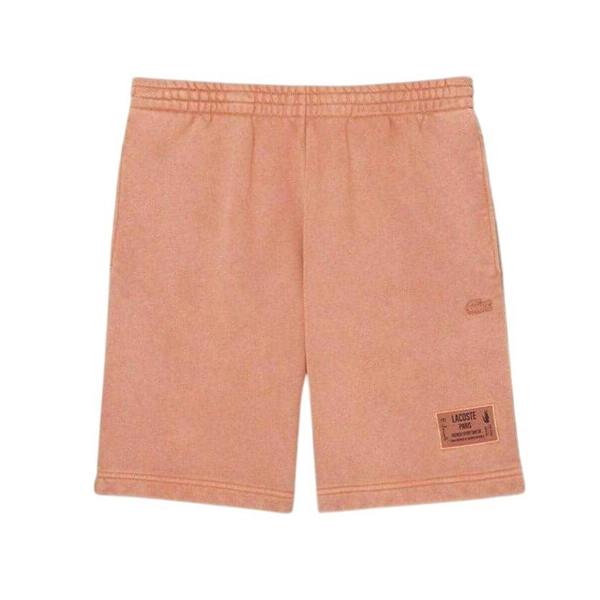 Lacoste Mens Fleece Sweat Shorts - Latte - 