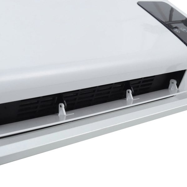 Wall Mounted White Electric Heater with Remote Control Space Heaters Living and Home