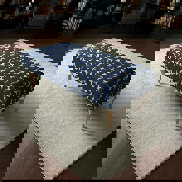 ISTOOLS Designer Stitched Lid Seating Stool for Entryways – Multi - Functional Ottoman Bench - ISTOOLS