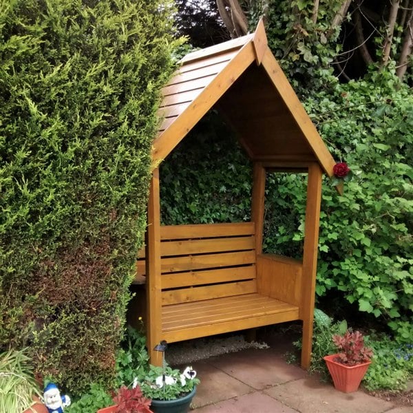 Shire Blossom 1.4x0.7m Arbour Seat - Best Shed