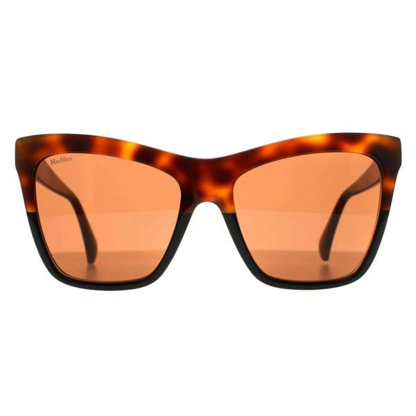 Max Mara Sunglasses MM0008 Logo2 56E Havana Brown