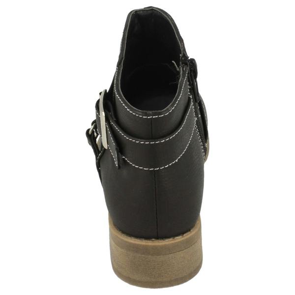 Spot On Girls Spot On Buckle Strap Ankle Boots