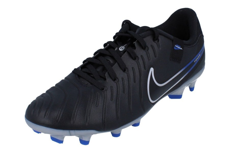 Nike Legend 10 Academy Fg/Mg Mens Football Boots Dv4337  040 - Black Chrome Hyper Royal 040 - Photo 0
