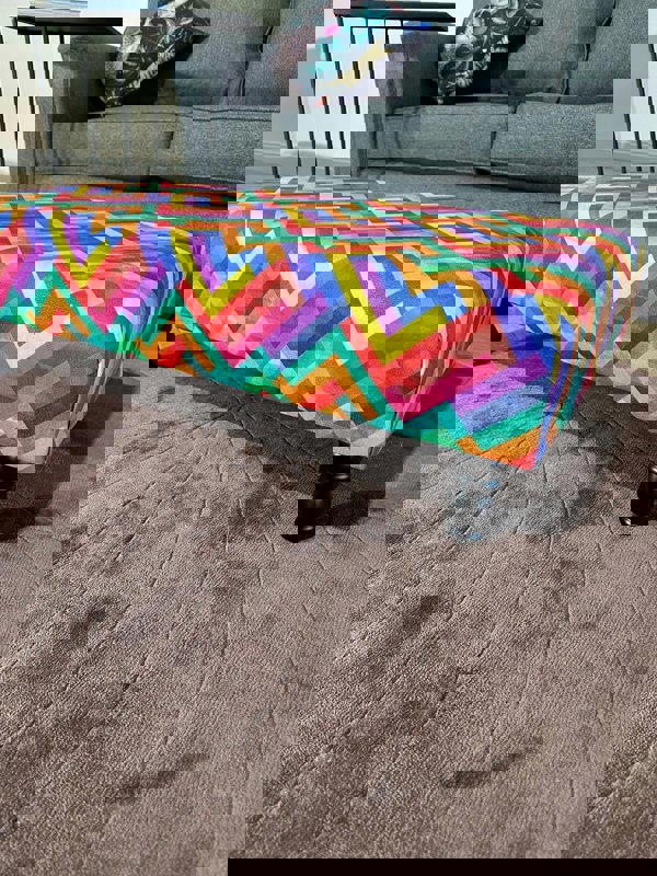 ISTOOLS Premium Multi-Colour Trem Footstool Pouffe – Stylish, Comfortable & Versatile