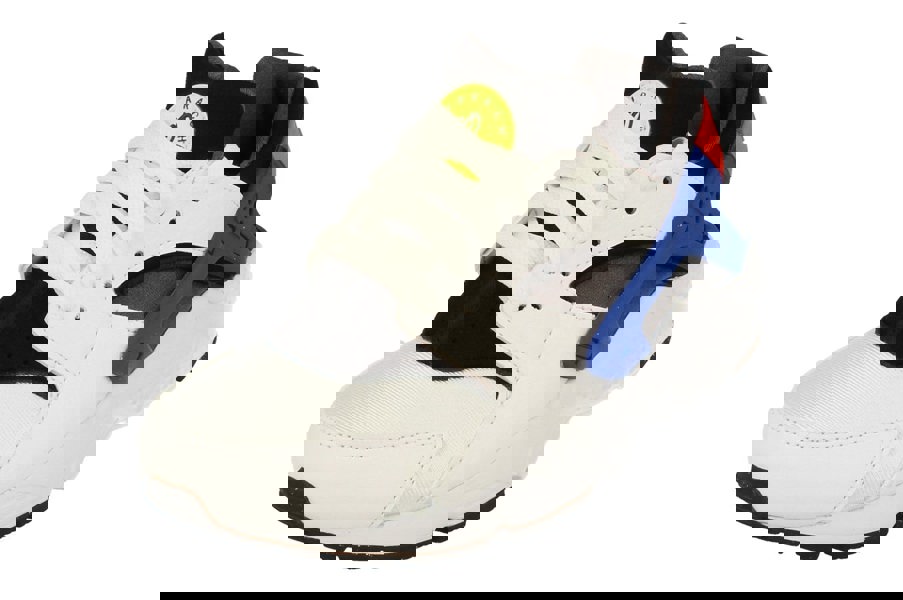 Nike Huarache Run GS Dq0975  100 - White Bright Crimson 100 - Photo 0