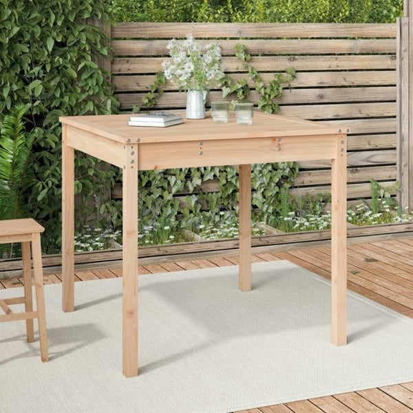 Berkfield Garden Table 82.5x82.5x76 cm Solid Wood Pine