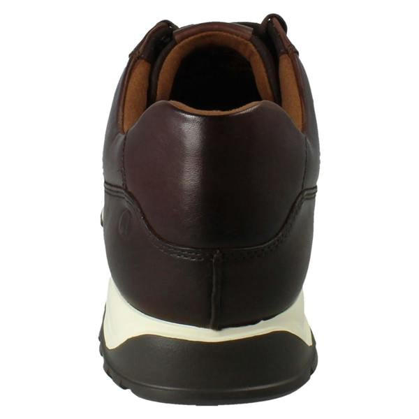 Clarks Mens Clarks Brown Lace Up Trainer Shoes - Radwell Tie