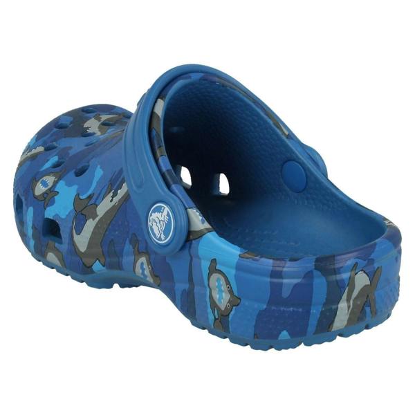 Crocs Boys Crocs Shark Detailed Clogs Classic Shark Clog PS