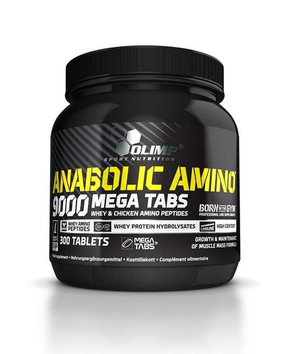 Olimp Nutrition Anabolic Amino 9000, Mega Tabs - 300 tabs