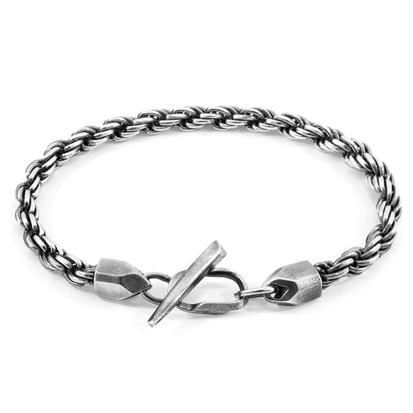 Anchor & Crew Royal Skipper Silver Chain Bracelet