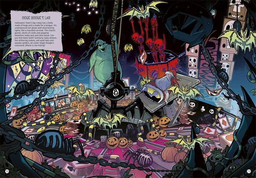 Disney Tim Burton's The Nightmare Before Christmas: Where's The Pumpkin King?: A Search and Find Adventure