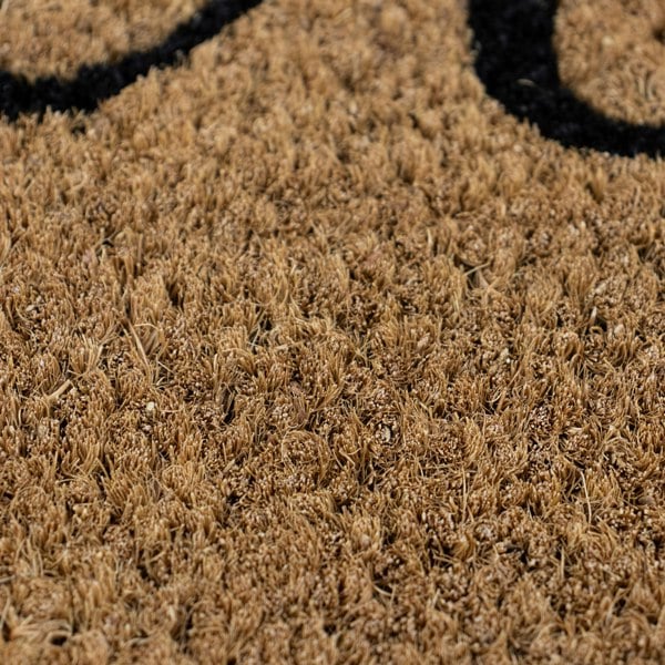 JVL Eco-Friendly Latex Backed Coir Entrance Doormat, 40x60cm - Failte