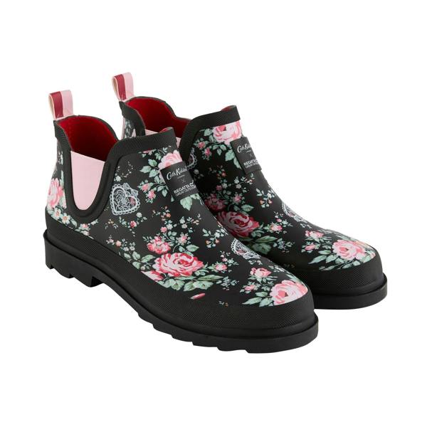 Regatta Womens/Ladies Cath Kidston Hackney Rose Low Wellington Boots - Black - 