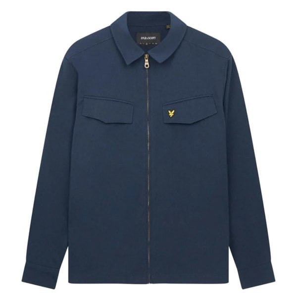 Lyle & Scott Nylon Pocket Navy Blue Overshirt Jacket XS