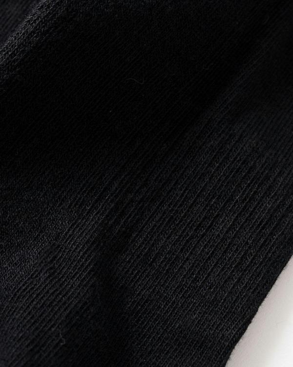 HUGO Iconic 3-Pack Quarter Length Combed Cotton Socks NOS - Black 001 - CHO - Designer Mens Socks