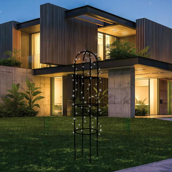 Gardenwize Solar Garden Trellis – 100 LED Light Up Trellis