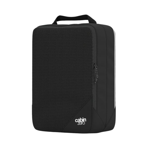 CabinZero Classic Clean Dirty Packing Cube M, Two Compartments and Mesh Window, Clamshell Opening