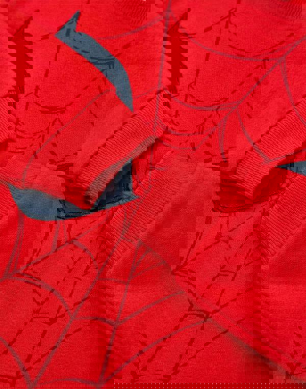 Marvel Boys Red Spiderman Sweatshirt
