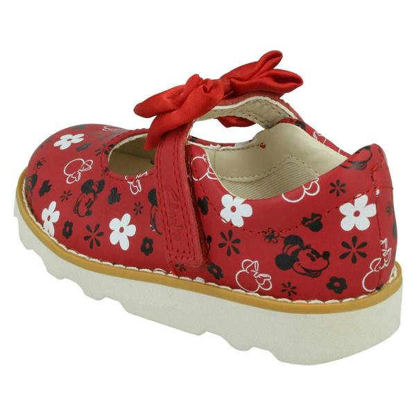 Clarks Girls Clarks Minnie Mouse Design Shoes Crown Bow