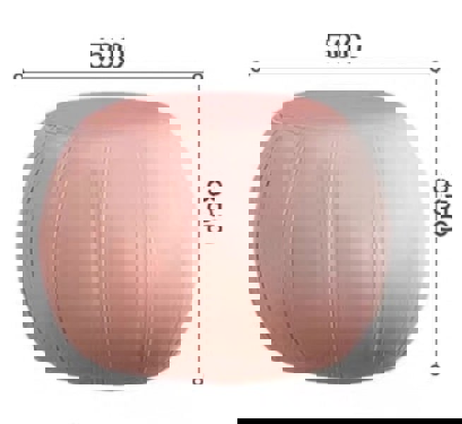 Pumpkin Stool, Pink/Green-Stool-Weilai-Weilai Concept
