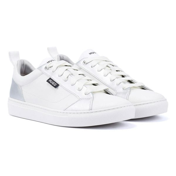 Hugo Women's Morrie Tennis Shoes - White/Silver