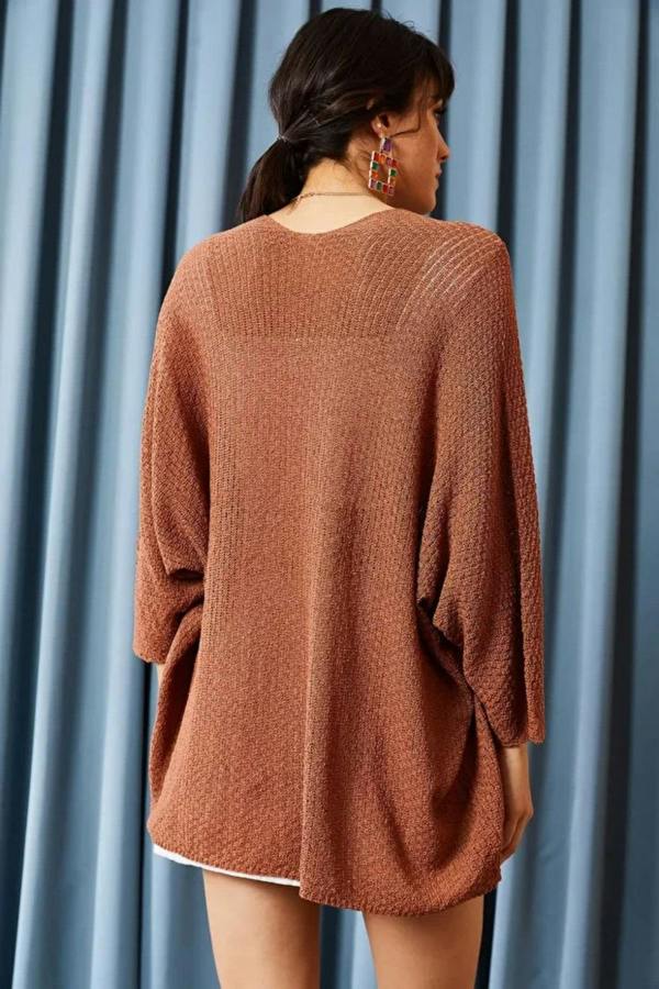 Hoxton Gal Batwing Sleeve Cozy Cardigan