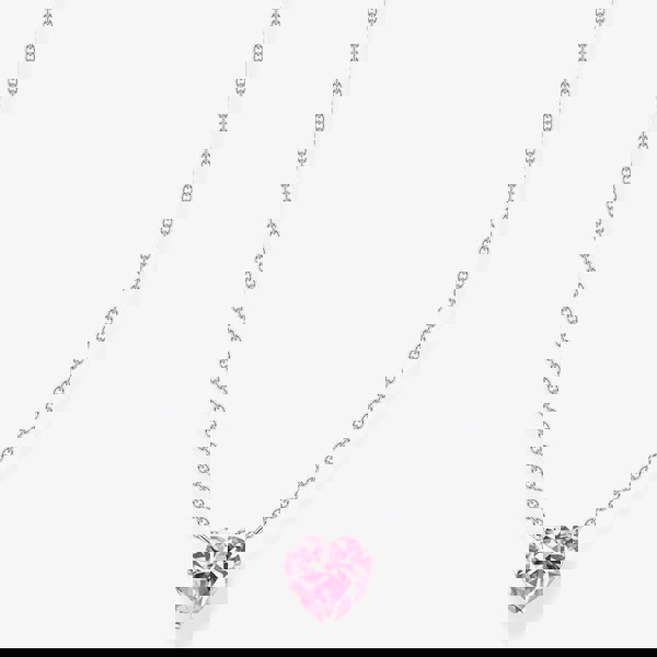 THOMAS SABO Pink Heart Cubic Zirconia Necklace KE2211-051-9-L45V