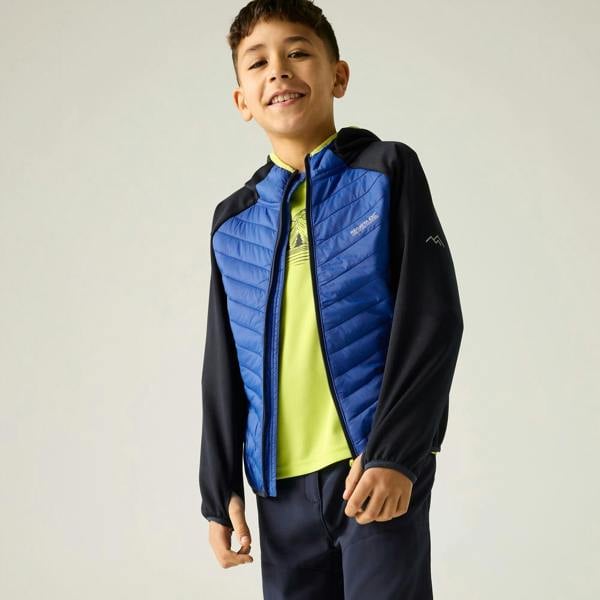 Regatta Kids Andreson Hybrid Padded Jacket - Navy/Olympian Blue