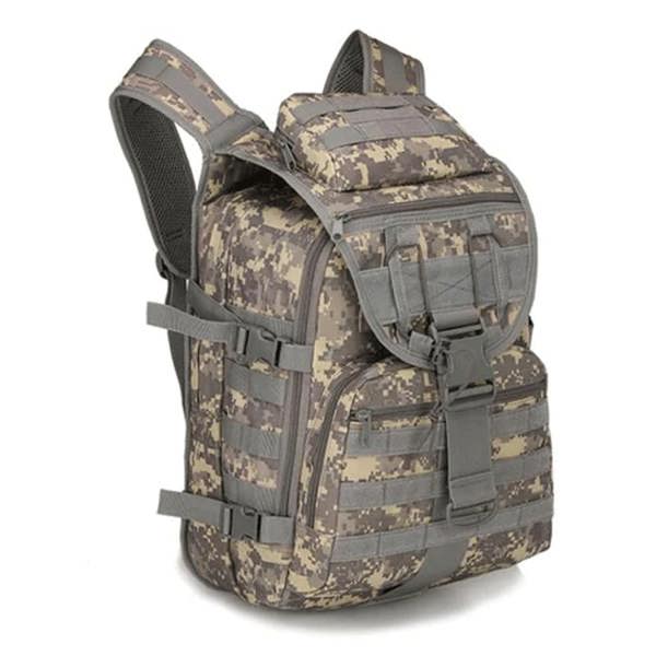 40L Molle backpack in ACU camo a great universal camouflage pattern for a variety of environments