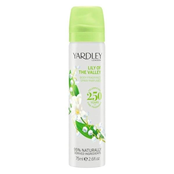 Yardley Lily Of The Valley 75ml Body Spray For Her